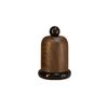 Imitation Walnut Color Toothpick Holder With Ball Top High-End Decor For Living Room & Kitchen, Portable