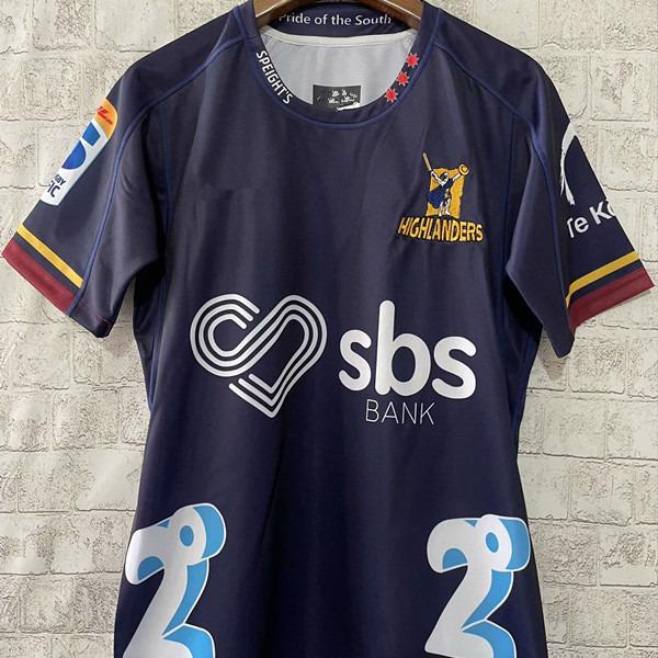 2024 Highlanders Men's Home & Away Rugby Jersey - Short Sleeve Sports Shirt