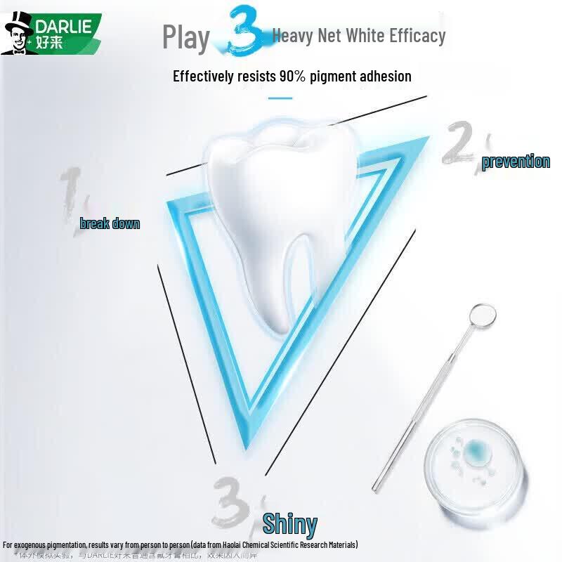 Darlie Whitening & Double Mint Toothpaste Set with Toothbrush