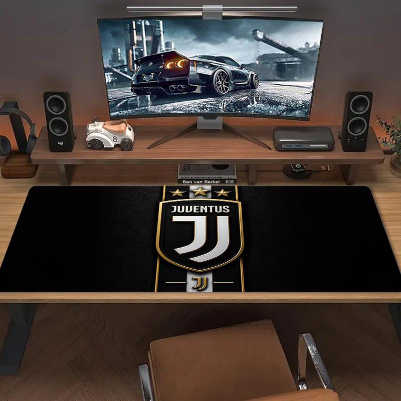 Juventus Football Club Print Cushion Non-slip Laptop Tablet Big Mousepad XXL Mat Mini PC Playmat With Lock edge
