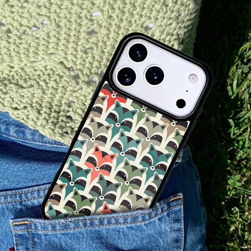 Kawaii Baby Raccoons Racoons Phone Case For iPhone 17 AIR 16 Pro Max 15 14 Pro 11 12 13 Shockproof Silicone Cover