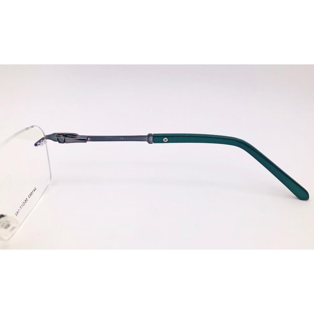 RSINC Unisex Rimless Metal Frame Fashion Optical Tom Gun Green 55-17-142 IB-16 B0DK1YJLXZ