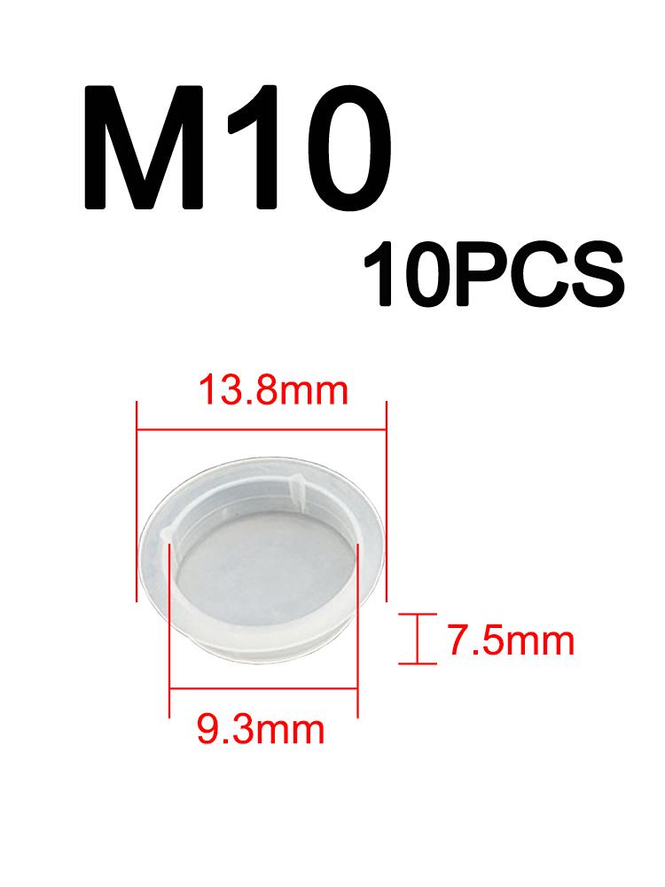 Internal Thread Translucent Plastic Plug Cover Nut Plug, Pipe Plug, Round Plug, Hole Plug Plug, Round Pipe Dust Plug