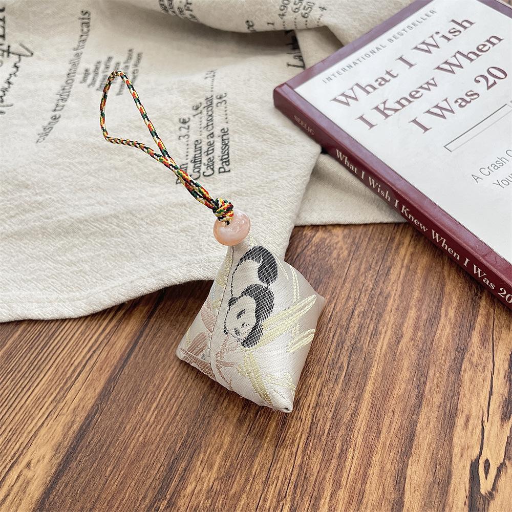 

Треугольный Цзунцзы Наполненный Готовый Портативный Подвеска Подвеска Сумка Подвеска Подарок