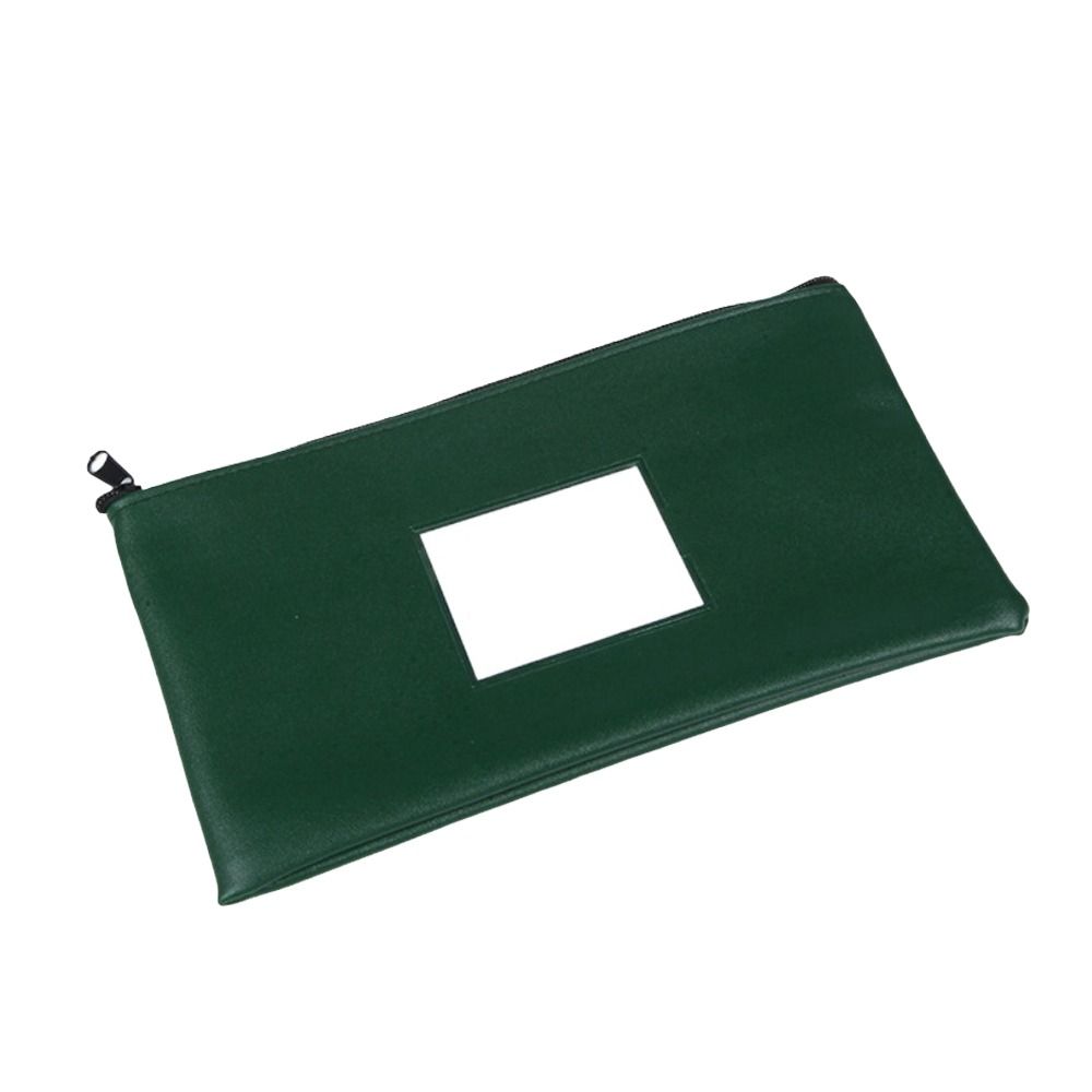 With Label Bank Deposit Bag With Zipper Money Pouch Waterproof Cosmetic Pouch Cosmetics