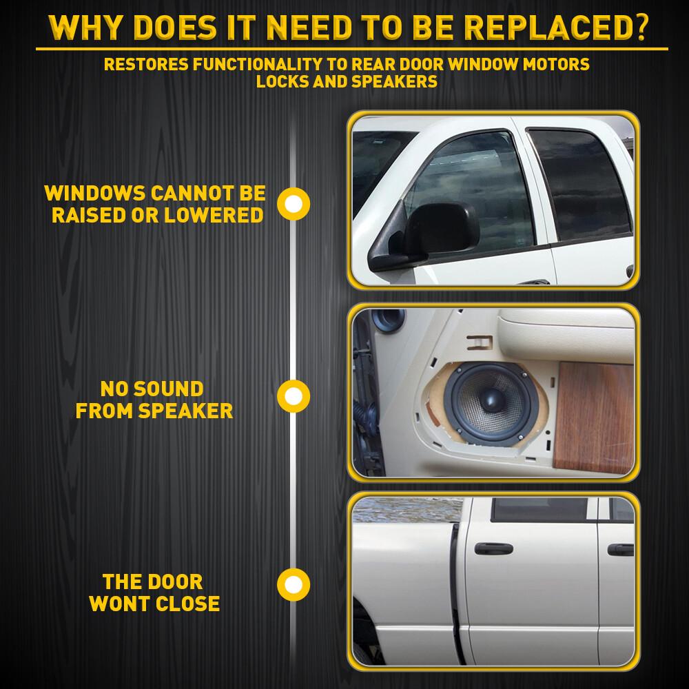 Rear Door Wiring Harness Fits for 2004-2008 Dodge Ram 1500 2500 3500 #56051694AA