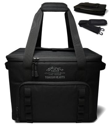 TOMOSHI HEARTS Soft Cooler 30L Leggero 865g Pieghevole 8cm Mantiene il freddo 24 ore Grande capacità Completamente idrorepellente Resistente Campeggio Barbecue