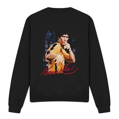 Bruce Lee Unisex Adult Yellow Jumpsuit Sweatshirt
