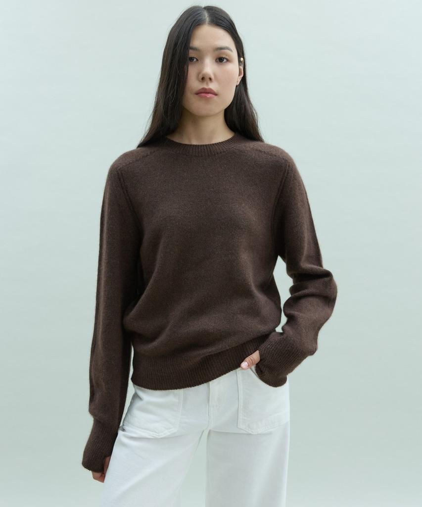 DEETO Wholegarment Round Pullover [Brown]