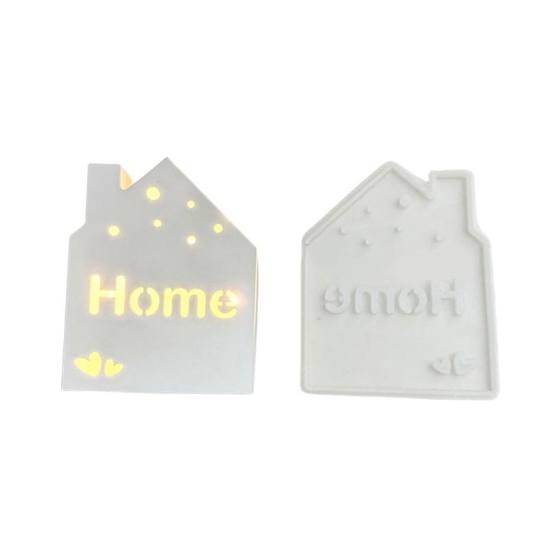 High Quality Silicone Mold For Crafting Unique Glowing House Night Lights For DIY Enthusiasts And Home Decors Designers