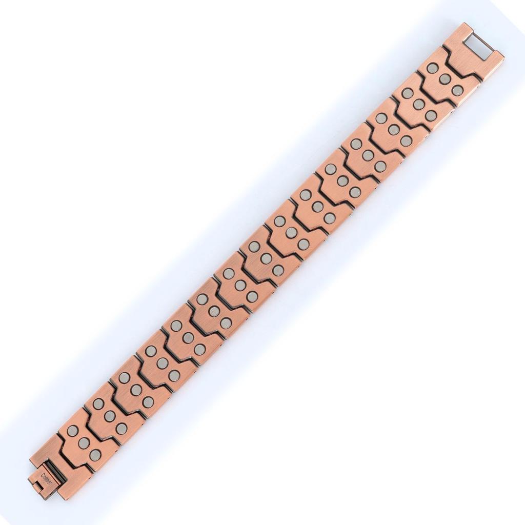 European and American Fashion Men's Red Copper Magnetic Bracelet