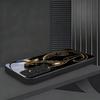 Luxury Jeweled Cat Black Phone Case For Samsung A32 A33 A34 A35 A36 A37 A51 52 52s A53 A54 A55 A56 A57 A71 A72 A73 Glass Cover