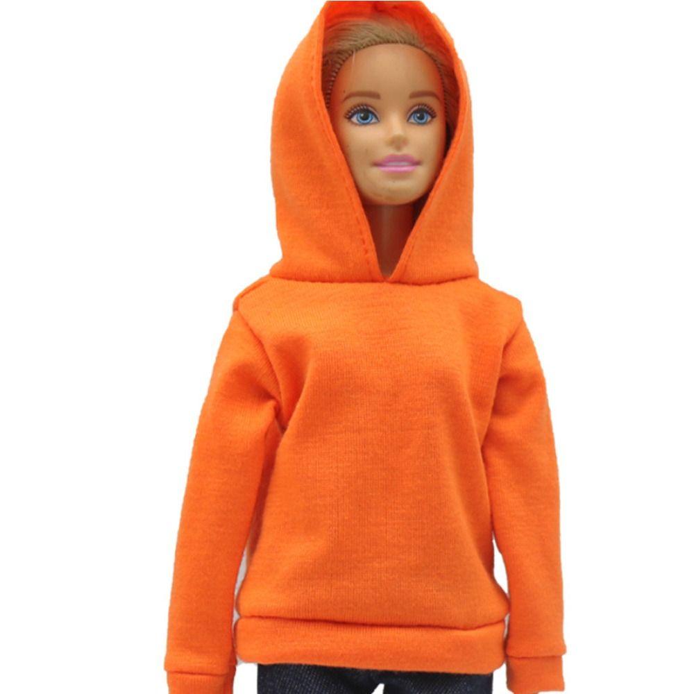 Mikina Krátká 29cm Panenka Volná Mikina s Kapucí Látka Zajímavá Dětské Hračky