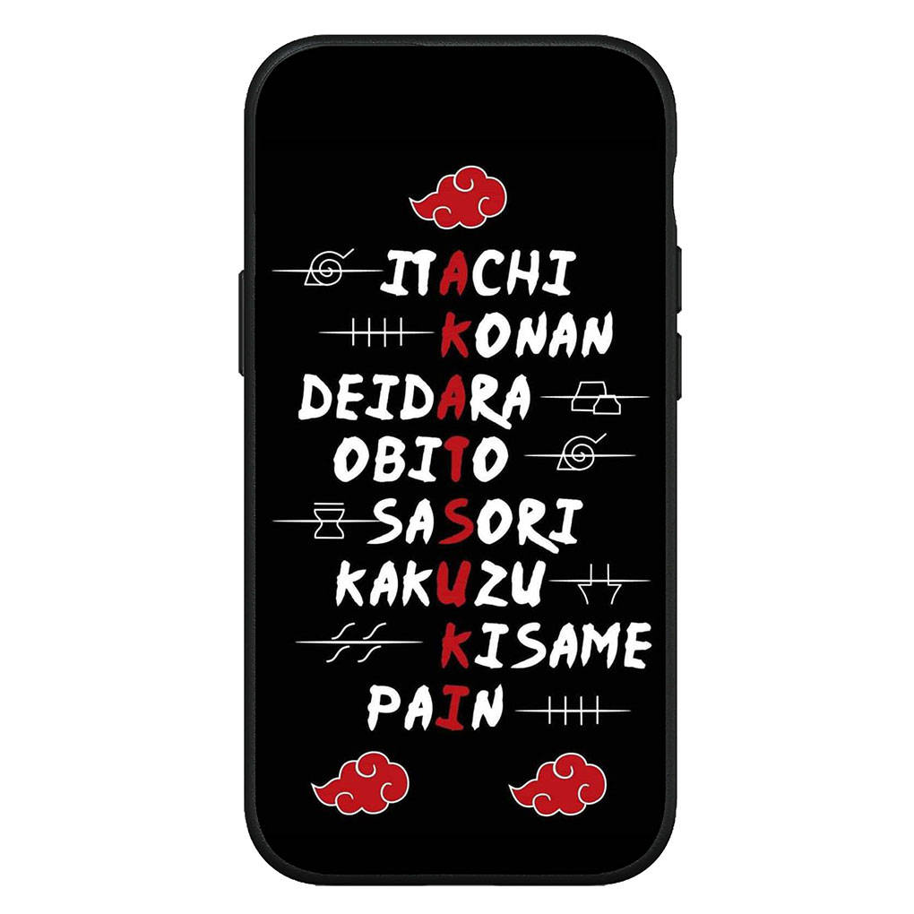 Cover for iPhone 16 15 Xiaomi Redmi Note 14 13 12 11 Pro Max X 16e Samsung Galaxy S25 S24 S23 Moto OPPO Huawei Itachi Naruto Uchiha Sasuke Phone Case