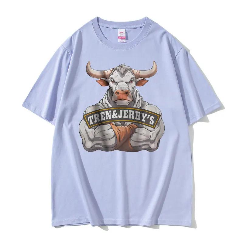 Vtipné tričko s memem Tren a Jerryho nadměrného napumpování Dámské tričko do posilovny, na fitness, na sport Unisexové ležérní tričko Unisexové tričko