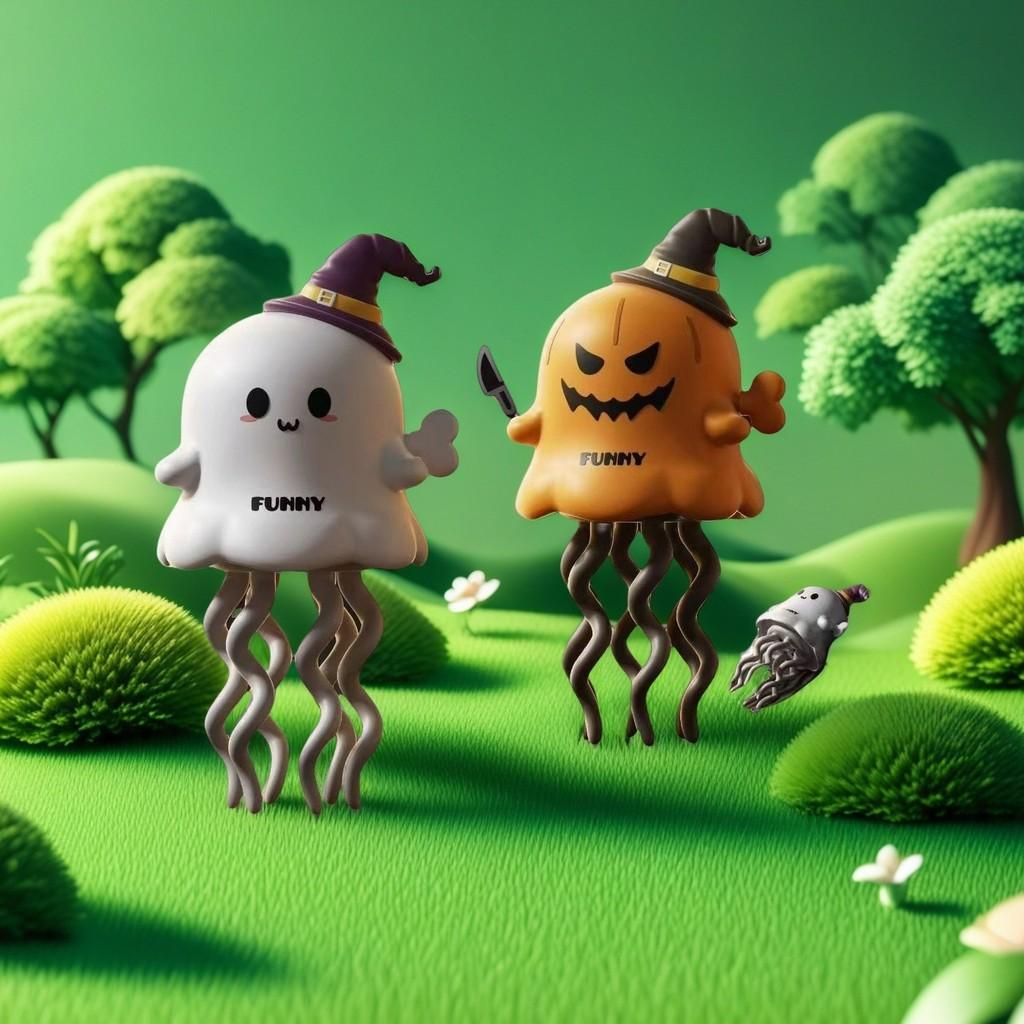 Christmas Ghost Holiday Puppet Toy Engaging Mechanics Kid Visual Skill Cognitive