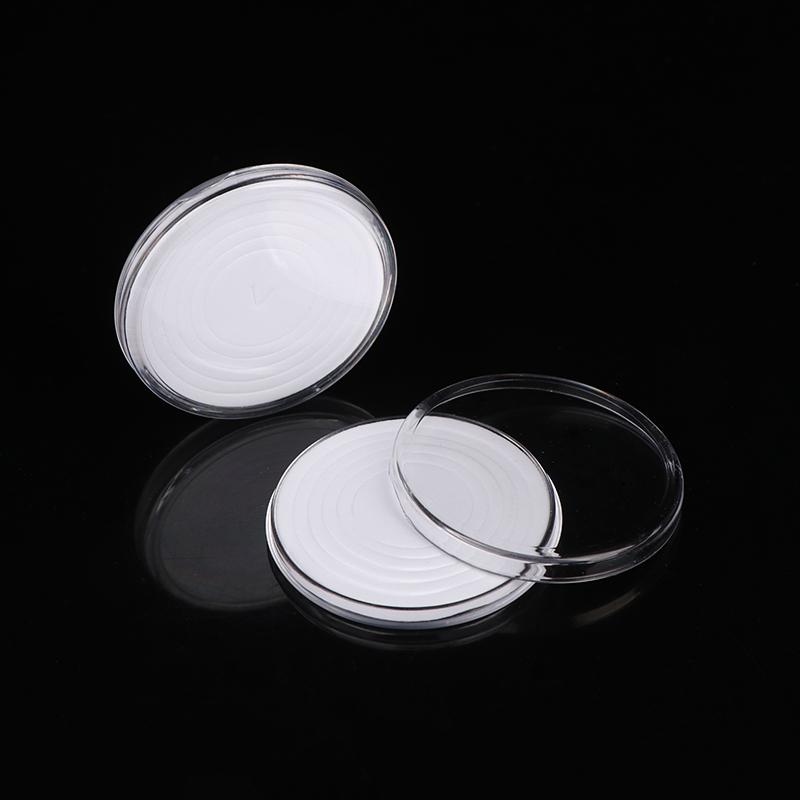 20Pcs 48Mm Commemorative Coin Storage Box With Inner Pad Protection Coinning Suitable Transparent Portable Round Storage Boxes