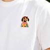 Decorative Brooch Enamel Cartoon Dachshund Design Zinc Alloy Lapel Pin Sweater Dress Suit Lapel Badge Versatile Accessory