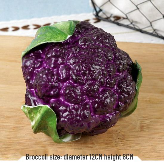 Artificial Vegetable Set: Eggplant, Cabbage, Cucumber, Celery, Spinach - Kitchen Decoration