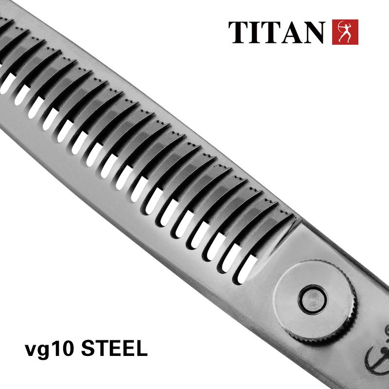 Titan Friseurschere, Friseur-Schneidwerkzeuge, Effilierschere für Friseure, 6,0 Zoll, VG10-Stahl