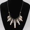 Korean Fashion Rhinestone Enamel Water Drop Necklace Clavicle Sweater Chain