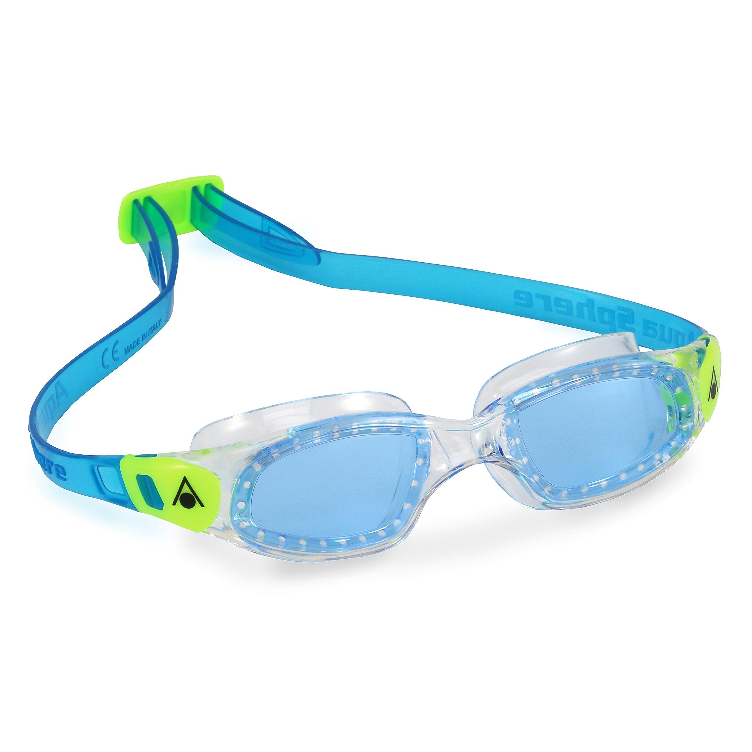 

Phelps Aquasphere Swimming Kameleon 183900 Goggles, Kids, Clear, Blue/Lime/Blue Lens,