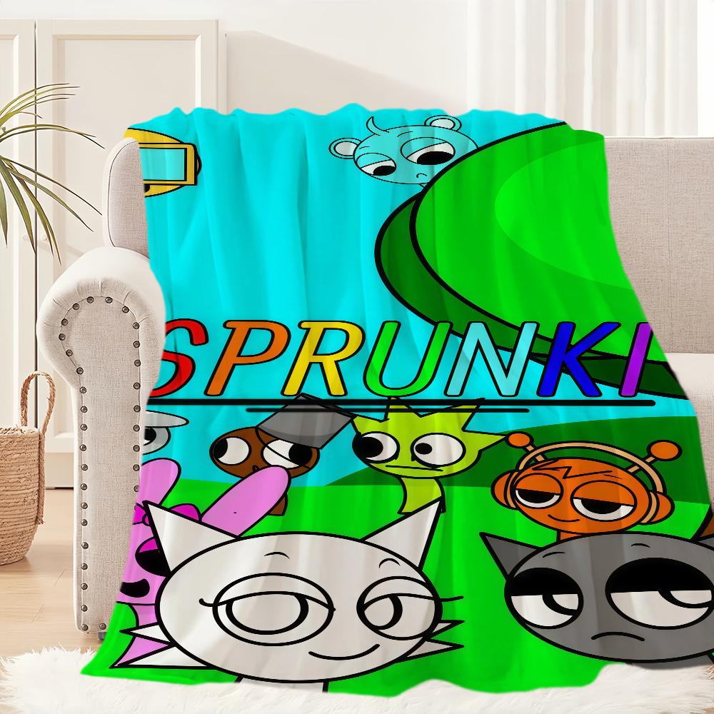 Classic Game I IncrediboXS S SprunkiS Blanket For Soft Throw Blanket for Picnic BedSofa Home Bedroom Cozy Warm Comfortable