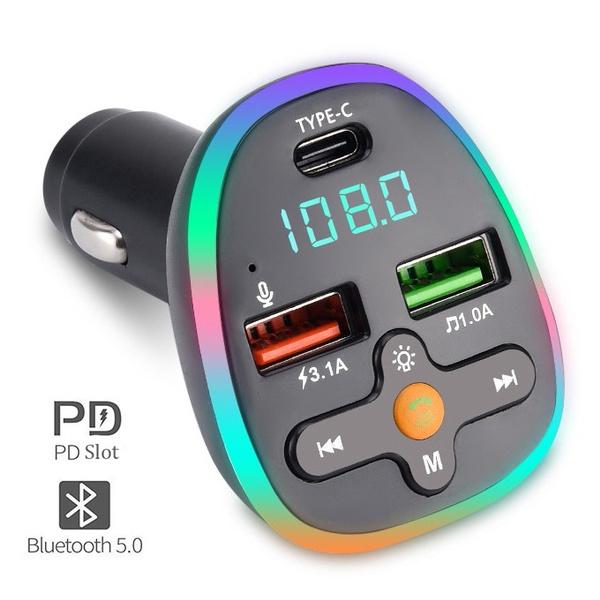 

Автомобильный Bluetooth MP3-плеер Hands-Free Call Kit Голосовое вещание FM-передатчик PD Быстрая зарядка U-диск