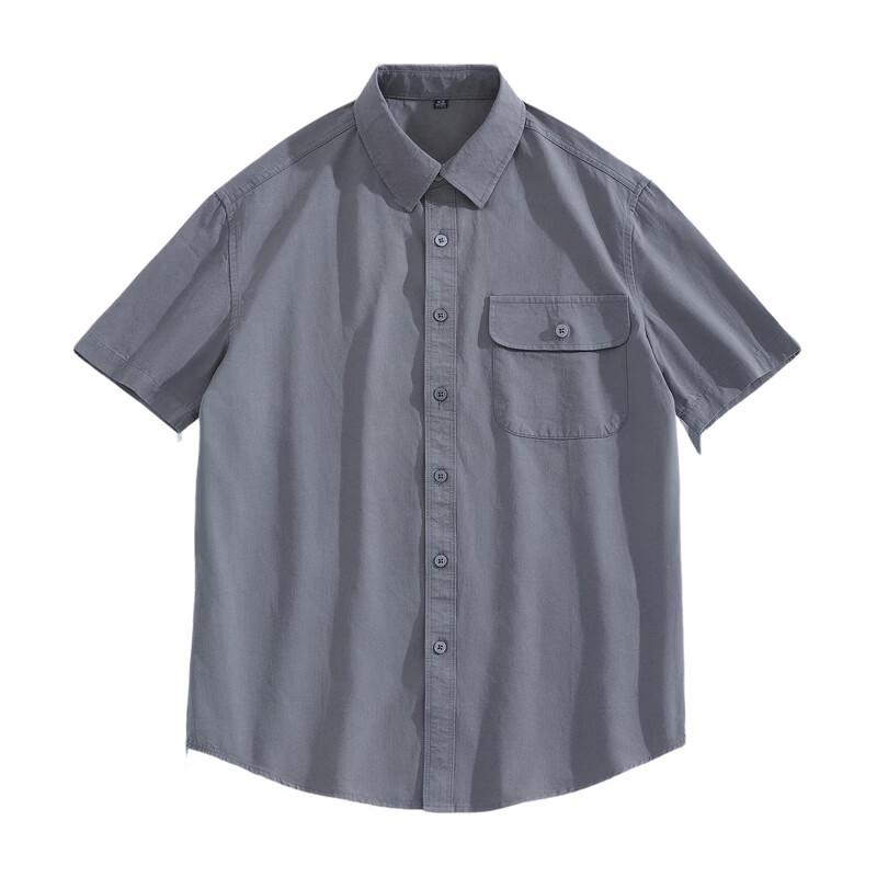 Yuzhaolin Men's Summer Short-Sleeve Casual Shirt