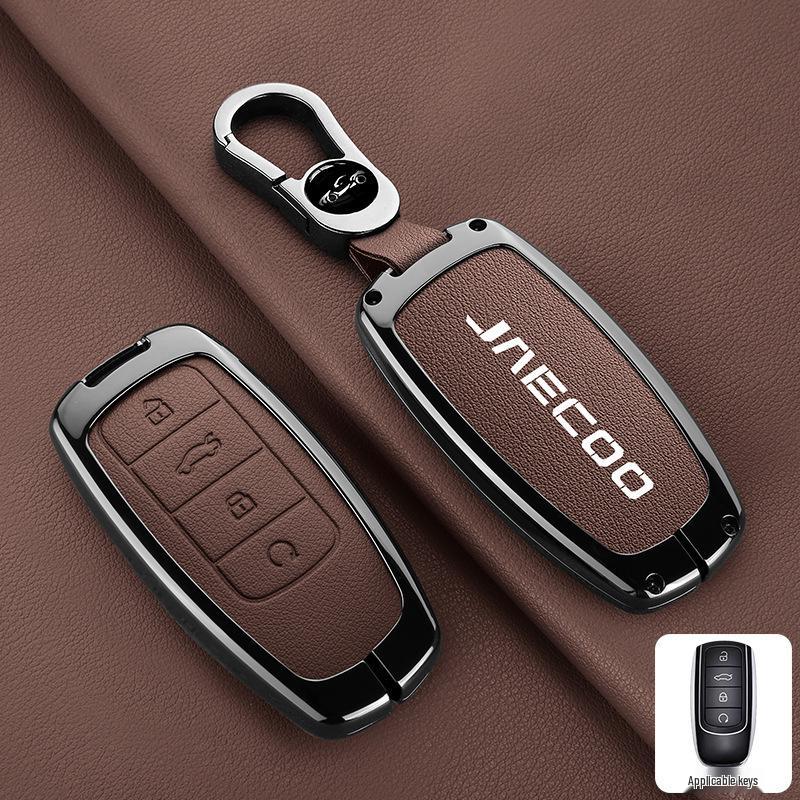 Chery Tiggo 8 PRO J8 J7 için JAECOO Metal Akıllı Anahtar Kılıfı - Kişiselleştirilmiş Uzaktan Kumanda Kapağı
