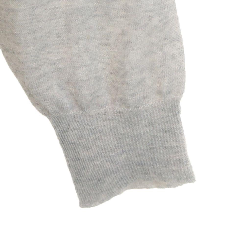 Jil Sander Cashmere 100% Long Sleeve Back Zip Sweater 36 Gray Knit Women Used