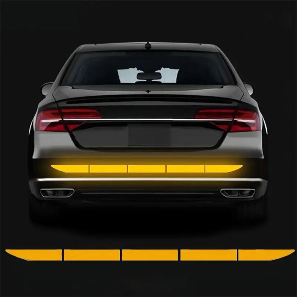 

90см Автомобильная Светоотражающая Наклейка Багажник Автомобиля Предупреждающая Защитная Лента Защита от Столкновений Ночное Предупреждение Светоотражающая Наклейка Авто Аксессуар