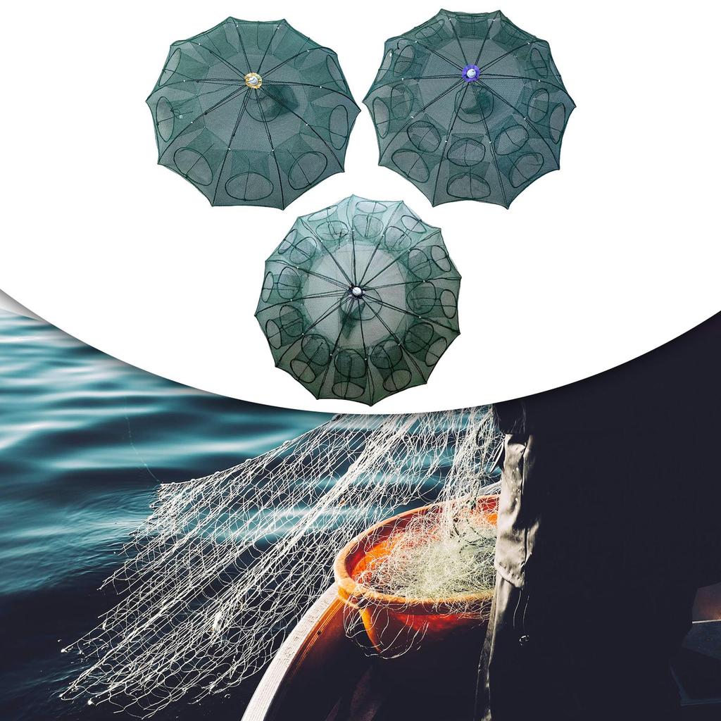 Fishing Net, Fishing Trap, Automatic Fishing Bucket for Picnic Lobster Pots,