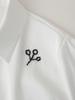 2024 Autumn Women's European & American Fashion Beaded Embroidered Satin Long-Sleeve Shirt