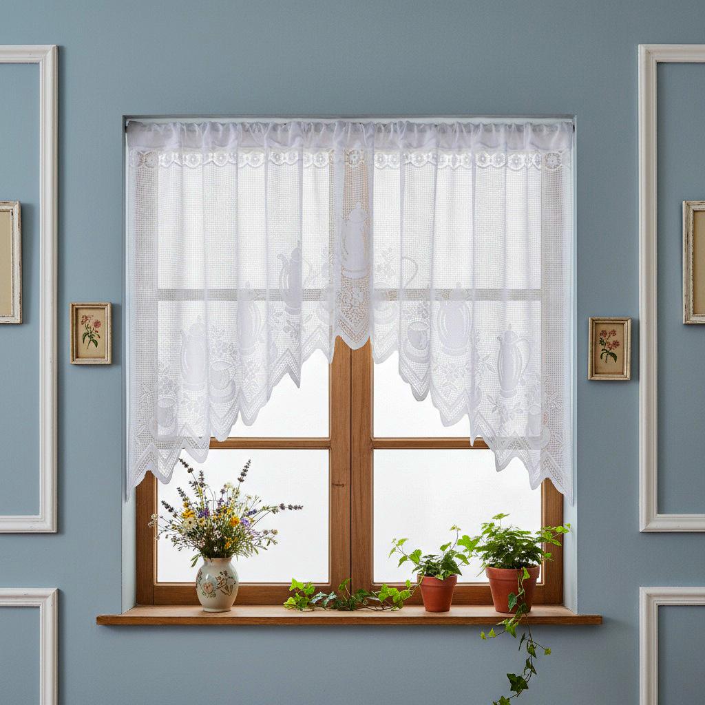 

Скандинавское кружевное полотно: Трансграничная перегородка, раздвижная дверь и ткань для кофейной шторы 150x100 cm