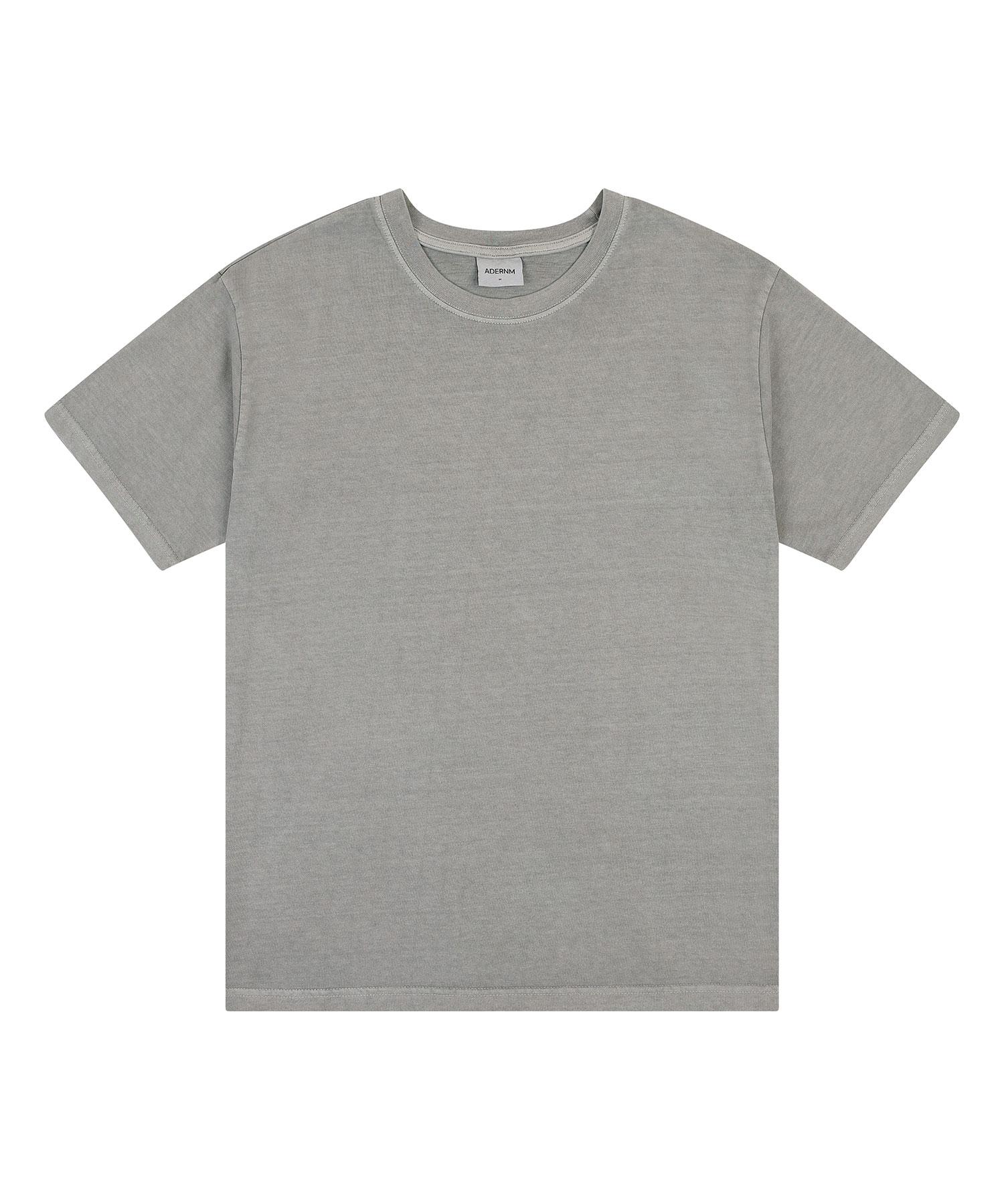 Aidan M Pigment Dyed Essential T-Shirts (Gray) Gray/M