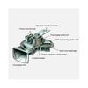 300db Super Train Horn 12v 300db Super Train Horn Compitiabe with Trucks Suv Car Boat Electric Horn Motorcycles Loud Train Horn