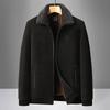 Men's Thick Fleece-Lined Chenille Winter Jacket