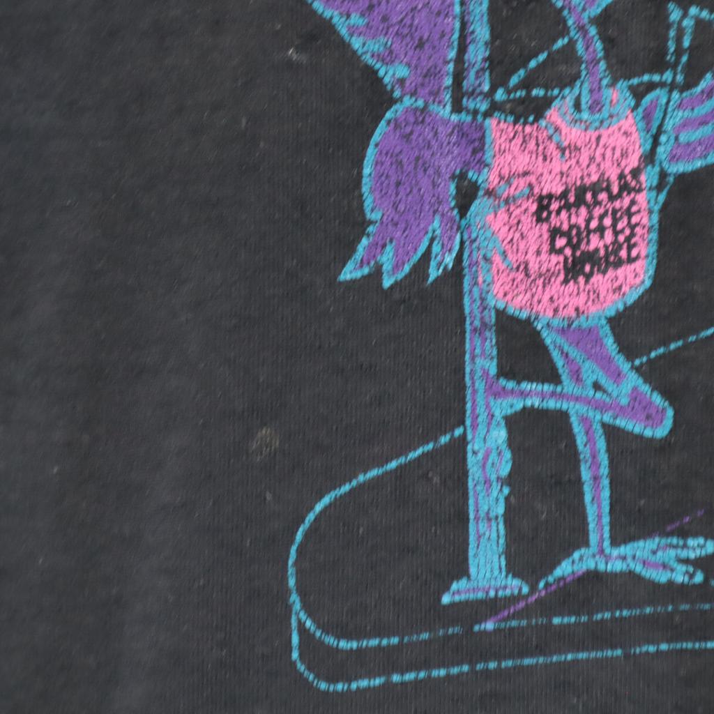 OLD 90s Short Sleeve T-shirt Black Single Stitch Men's Used