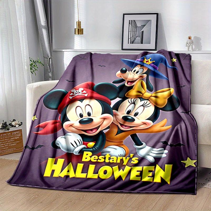 1PC Bestary's Halloween Special: 1pc Seasonal Decorative Blanket, Perfect for All Seasons, Home Decoration, Soft Flannel Throw Blanket, Versatile & Co