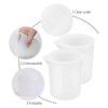Resin Measuring Cups,Silicone Resin Mixing & Pouring Cups,Reusable for Epoxy,Jewelry Casting Molds,Making Handmade Craft