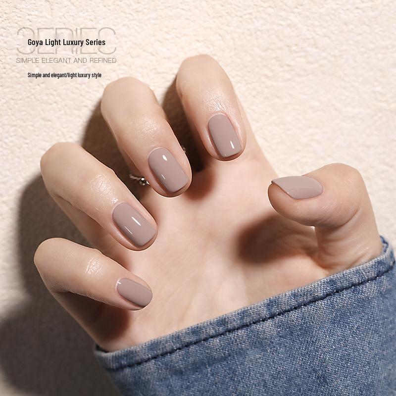 Gaoy Transparent Nude Jelly Gel Nail Polish 2025 - New Translucent Nude Color for Professional Use