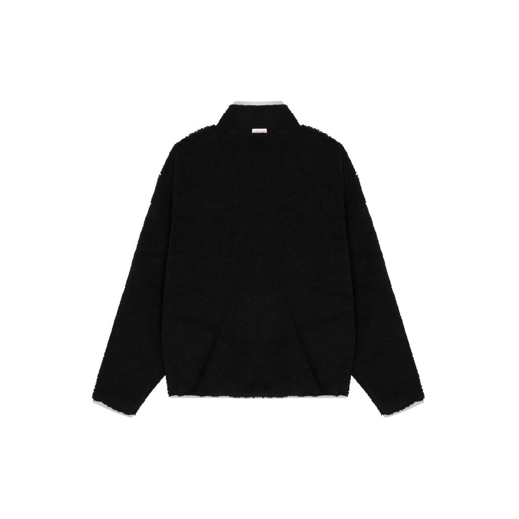 Nike FW23 Dragon Year CNY Series Color Block Pocket Zip Fleece Jacket Men Outerwear Black FZ6194-010