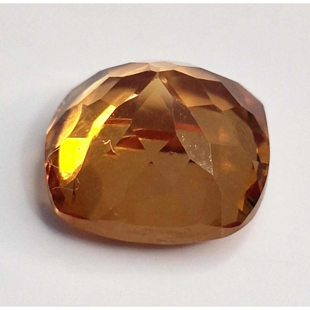 Natural Padparadscha Sapphire 6-8 Ct Cushion Cut Certified Fabulous Gemstone