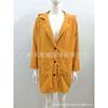 New Autumn Women's Loose Mid-length Corduroy Hooded Jacket, Casual Streetwear Outerwear for Crossborder