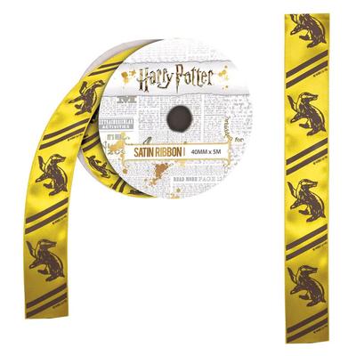 Harry Potter Hufflepuff Satinband (5 Meter)