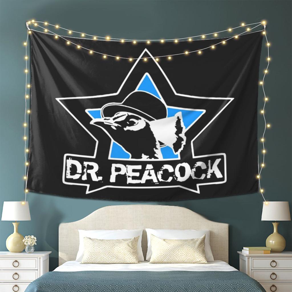 Dr Peacock Tapestry Wall Hanging Aesthetic Home Decor Tapestries for Dorm Room