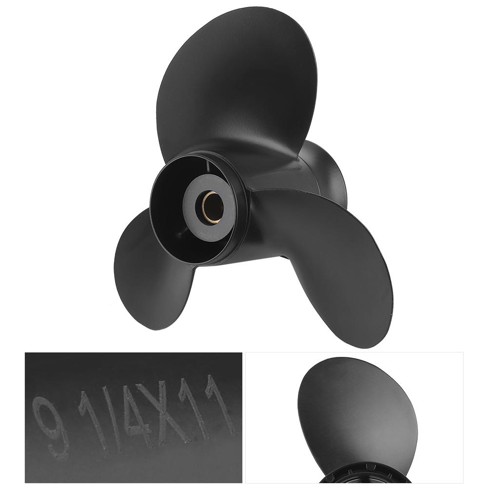 Outboard Propeller 10 Spline Tooth 3 Blades 58100 93743 019 9 1 4 x 11 Fit for Suzuki 9.9 15HP
