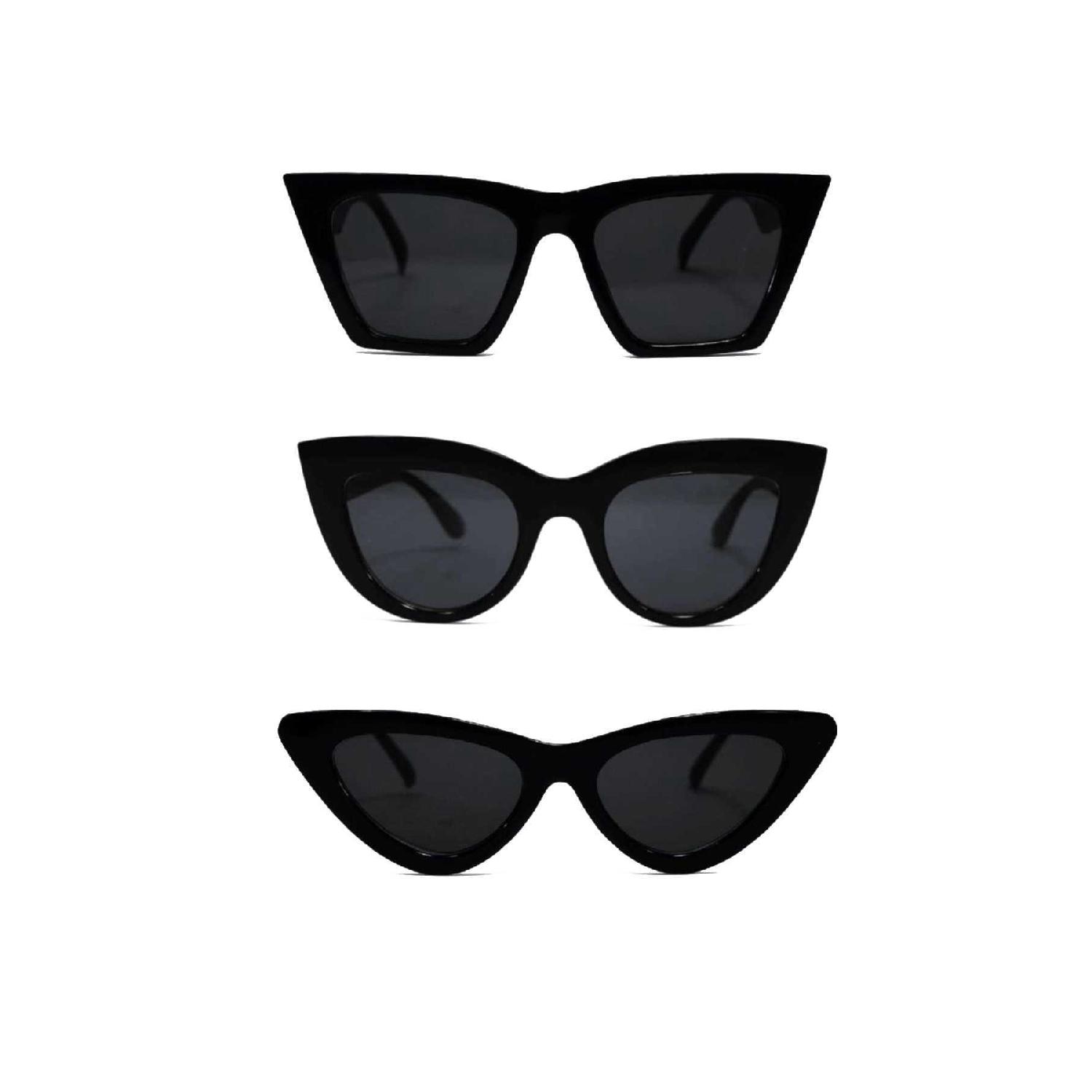 

Women s Sunglasses Set Of 3 Catset3black