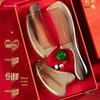 Ox Horn Comb Gift Set: Wedding Pair, Practical Comb for Mother's Day & Valentine's Gifts
